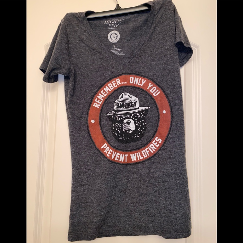 Mighty fine screen print tee smokey they bear